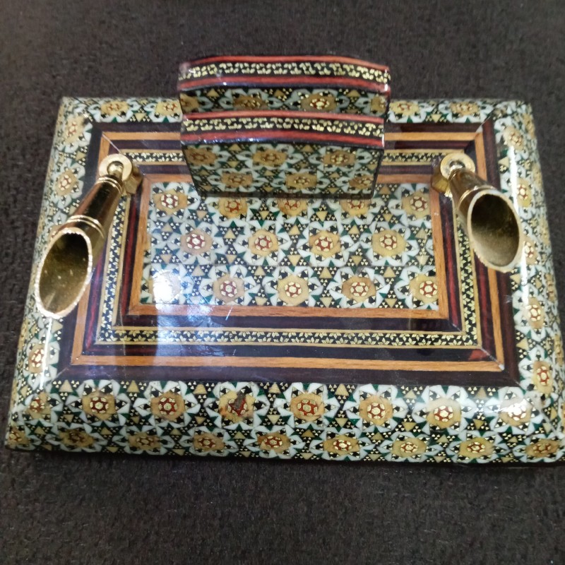 جا قلمی رومیزی خاتم