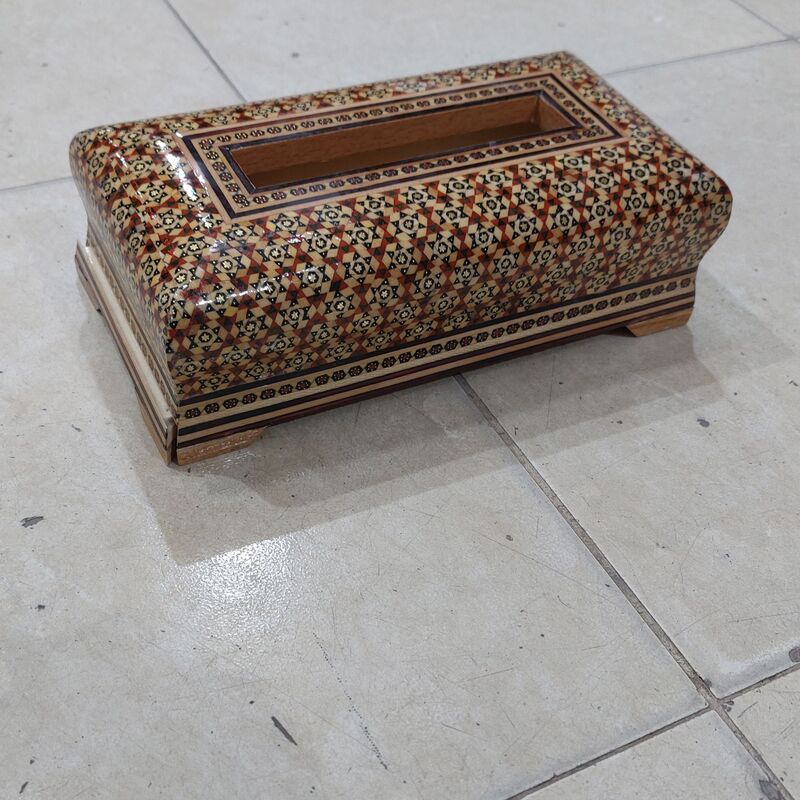 جادستمال خاتم چوبی نارنجی