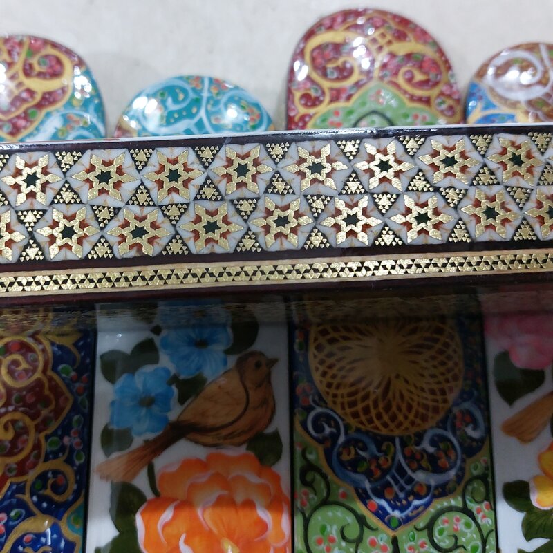 جا قلمی کشوئی خاتم