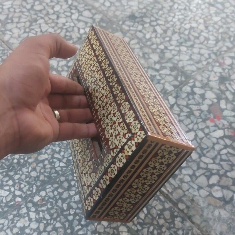 جادستمال خاتم چوبی بغل صاف
