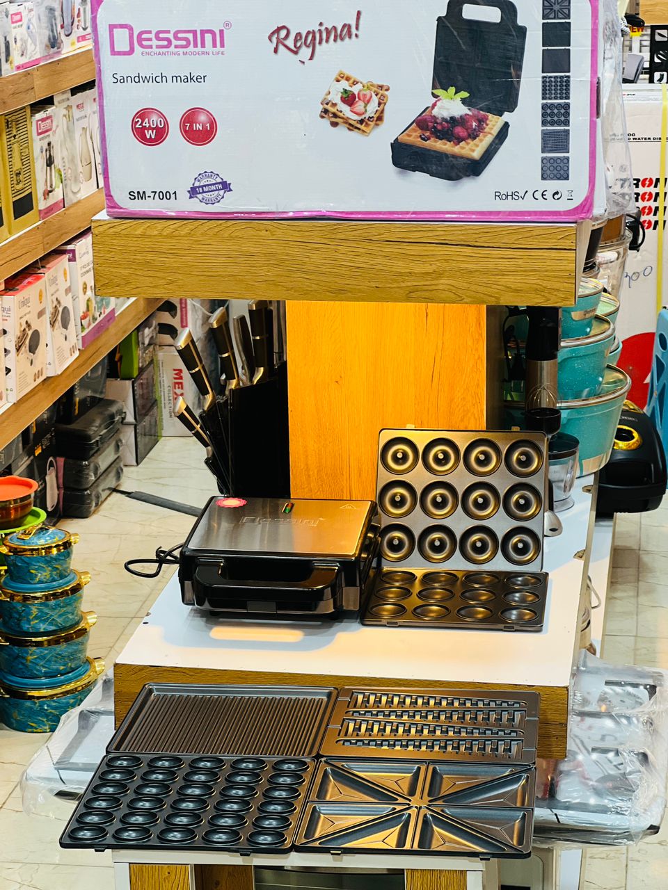 ساندویچ ساز 7 کاره استیل دسینی