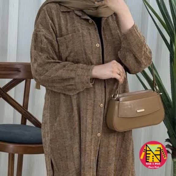 تونیک مانتویی نرم و لطیف نوا مراکشی پاییزه زنانه