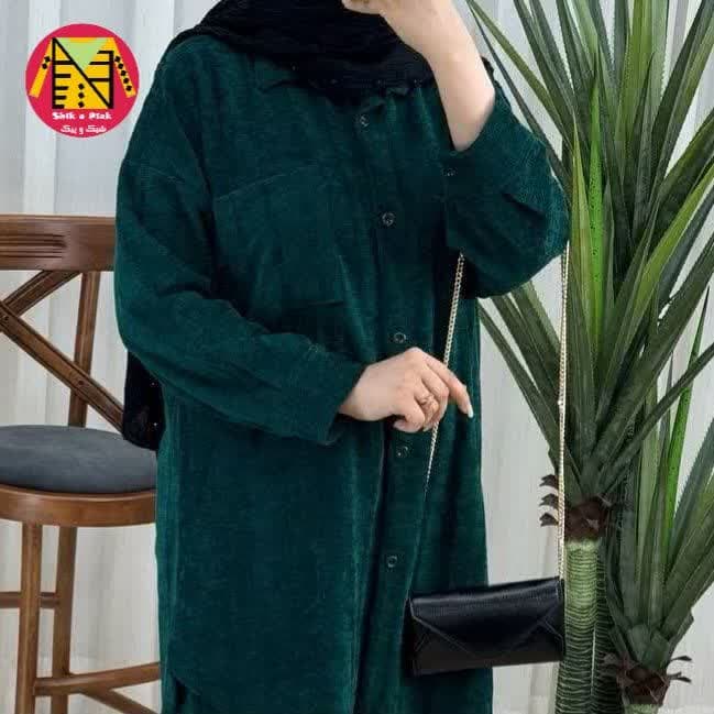 تونیک مانتویی نرم و لطیف نوا مراکشی پاییزه زنانه