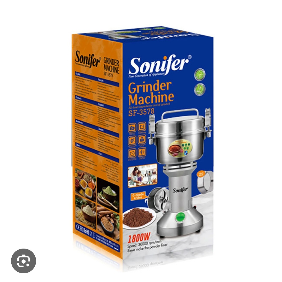 آسیاب صنعتی سونیفر 350 گرمی مدل sf-3578