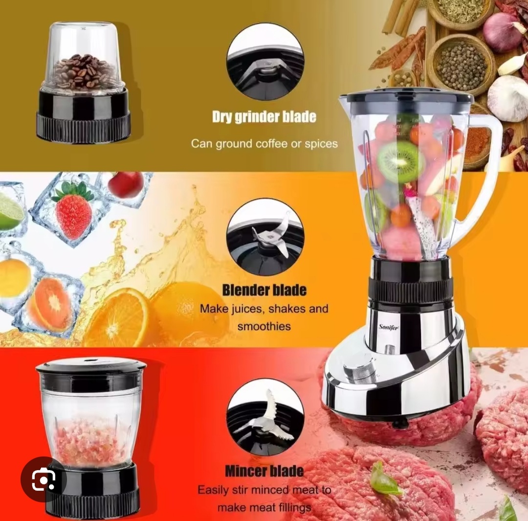 مخلوط کن سونیفر مدل sf-8016 سه کاره