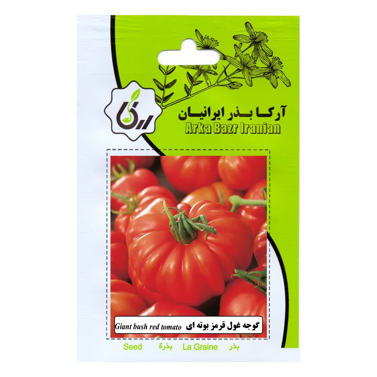 بذر گوجه غول قرمز بوته ای