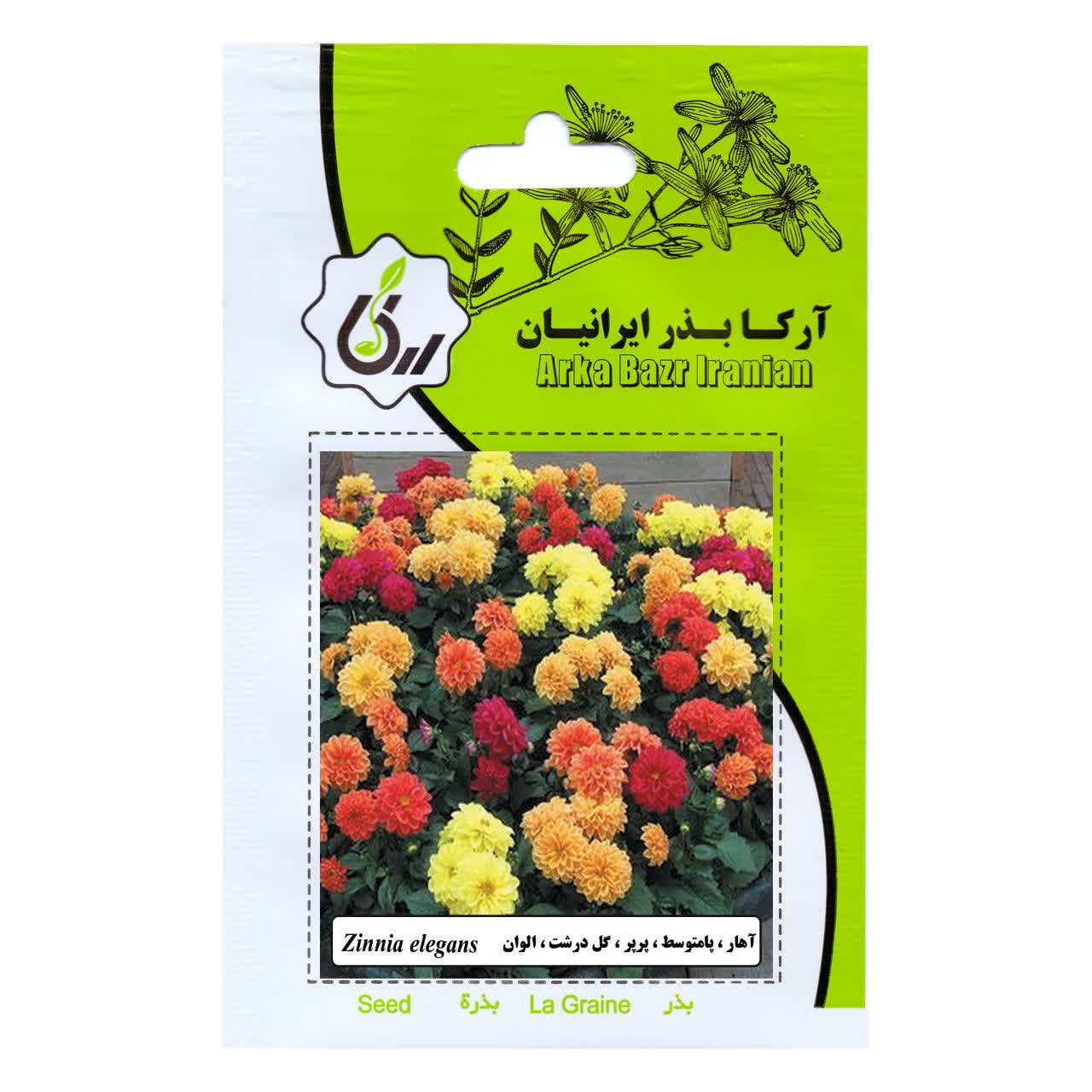 بذر  گل آهارسفید پرپرگل درشت
