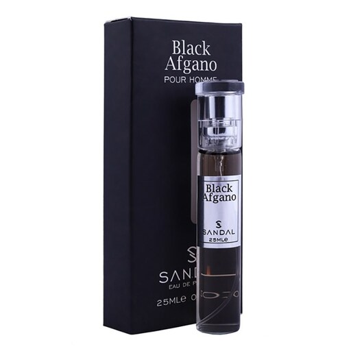 عطر جیبی صندل مدل بلک افغان حجم 25 میلی لیتر