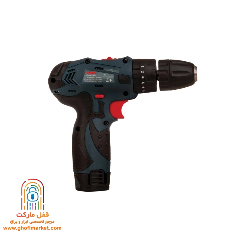 دریل شارژی 12 ولت آروا مدل 5851