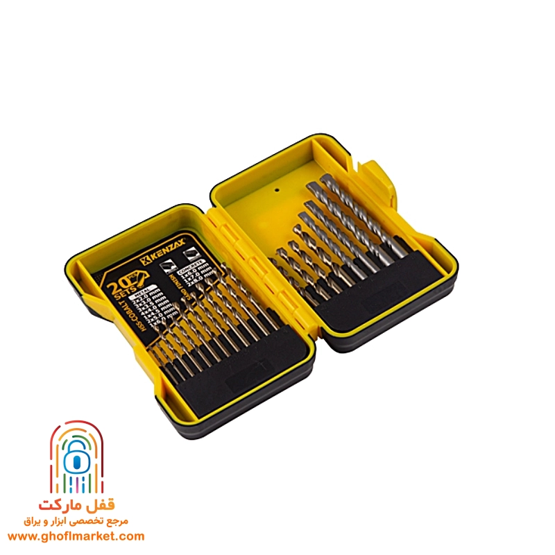 مجموعه 20 عددی مته کبالت و الماس کنزاکس مدل KDB-120