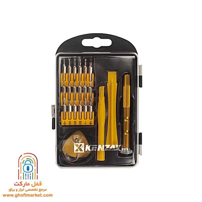 مجموعه 23 عددی سر پیچ گوشتی کنزاکس مدل KMR-123