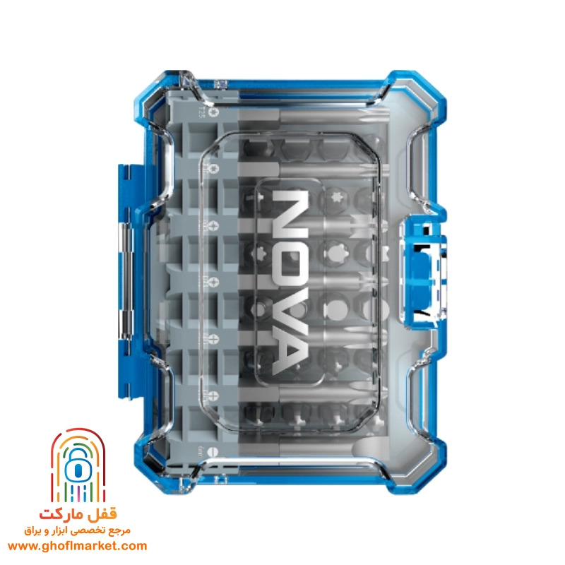 مجموعه 32 پارچه بیت سر دریلی نووا مدل 1336