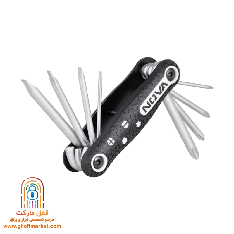 مجموعه پیچ گوشتی چاقویی 8 عددی نووا مدل NTK-1139