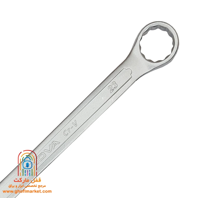 آچار یکسر تخت یکسر رینگی سایز 23 نووا مدل NTS-1034