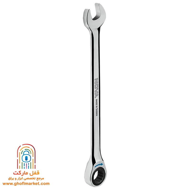 آچار یکسر تخت یکسر جغجغه سایز 17 نووا مدل 1317-NTG