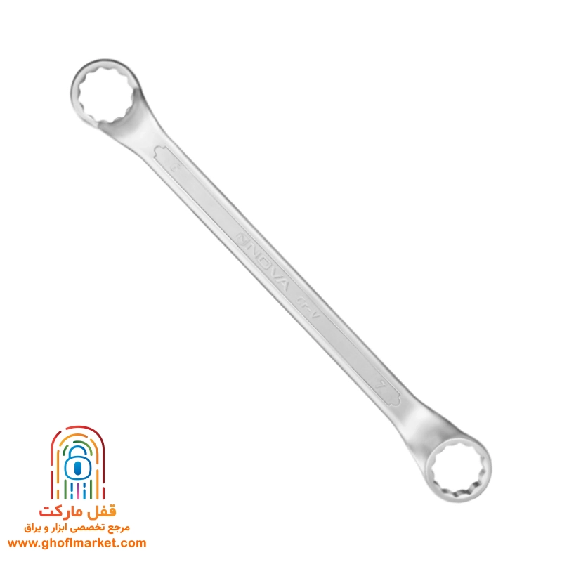 آچار دو سر رینگی سایز 7×6 نووا مدل NTS-1043
