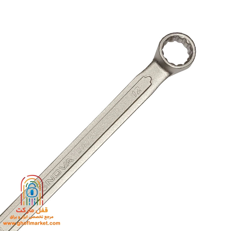 آچار یکسر تخت یکسر رینگی سایز 12 نووا مدل NTS-1023