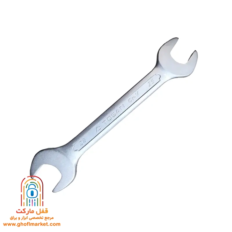 آچار دو سر تخت سایز 28×25 توسن مدل T103-2528