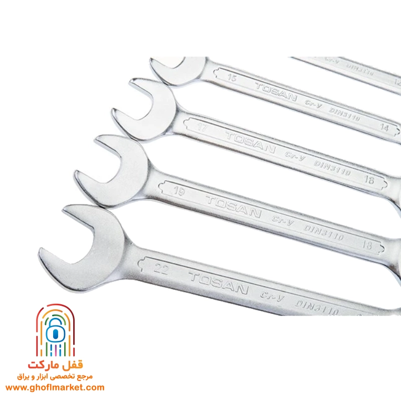 مجموعه 8 عددی آچار دو سر تخت توسن مدل T103-S8