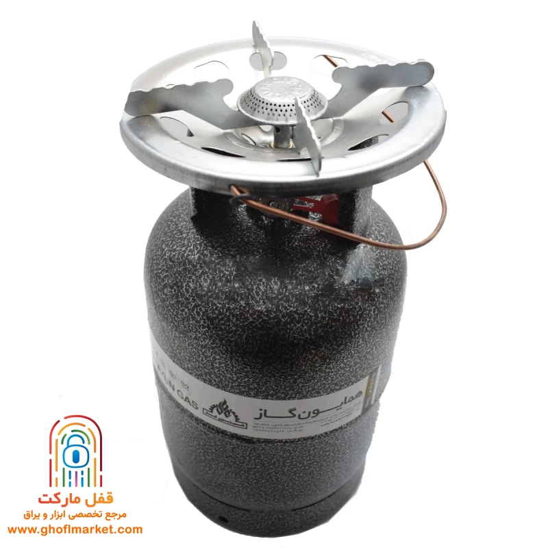 پیک نیک 5 کیلویی مشکی همایون گاز