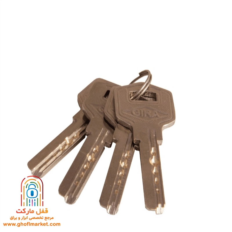 قفل کتابی گیرا سایز 950 روکشدار مدل 017