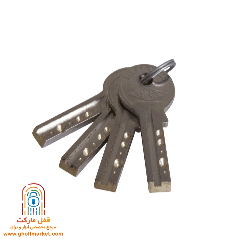 قفل کتابی گیرا سایز 950 روکشدار مدل 010