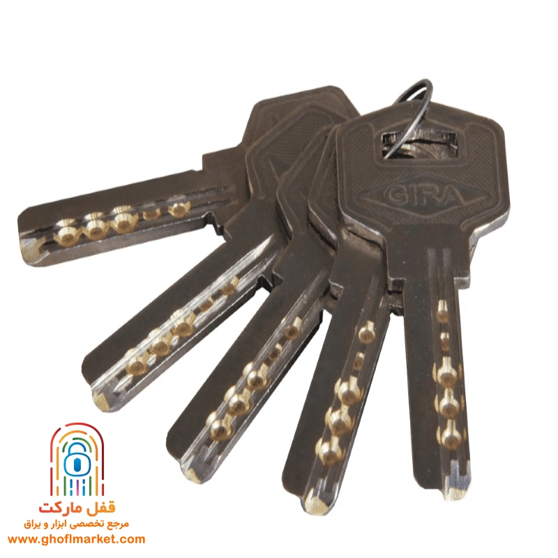 قفل کتابی گیرا سایز 970 سوپر کلید مشابه مدل 1818