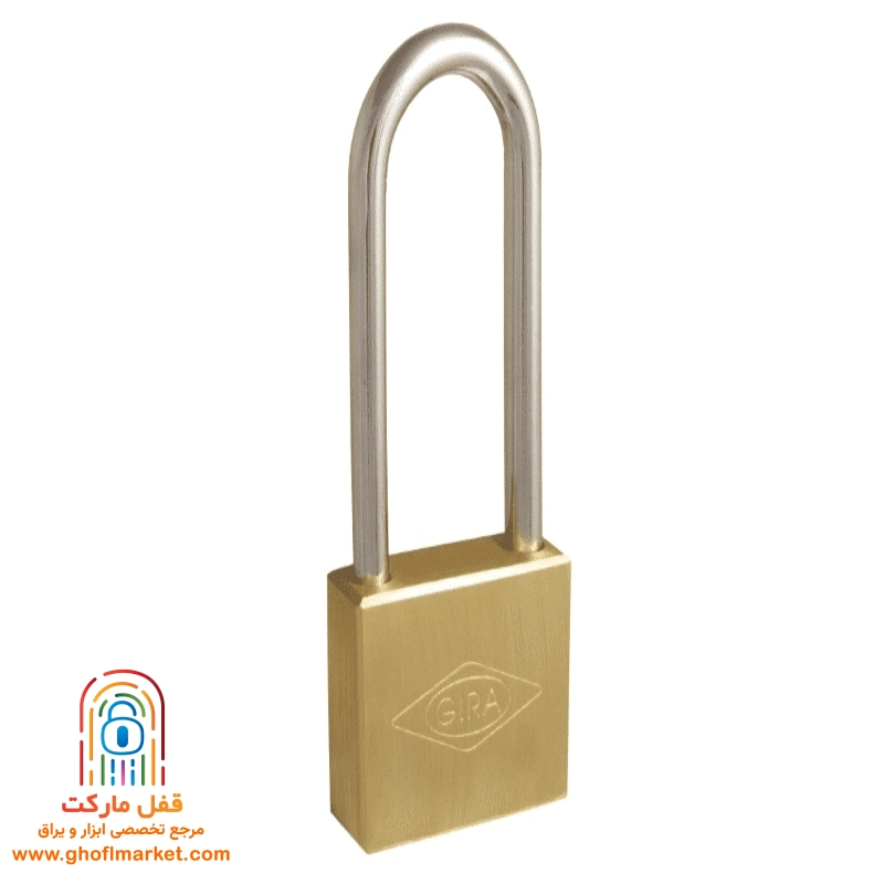 قفل آویز گیرا سایز60 تخت دسته بلند مدل 011