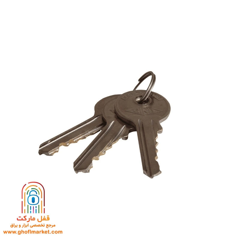 قفل آویز گیرا سایز 50 تخت مدل 004