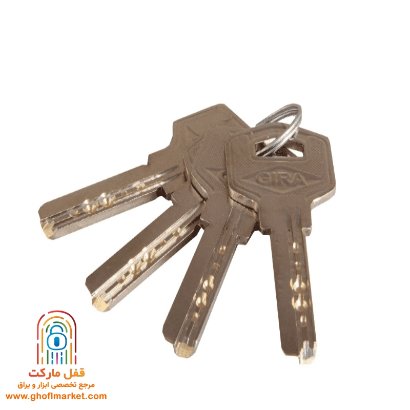 قفل کتابی گیرا سایز 970 پاترول روکشدار مدل 038
