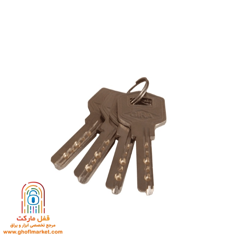 قفل کتابی گیرا آپارتمانی روکشدار مدل 013