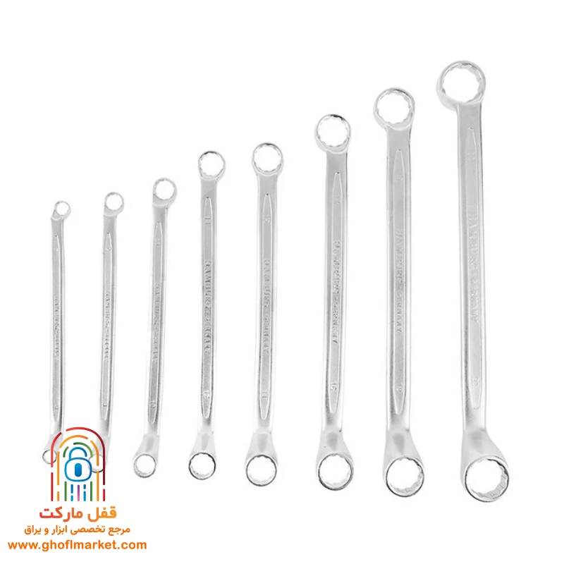 مجموعه ۸ عددی آچار دو سر رینگی آتا