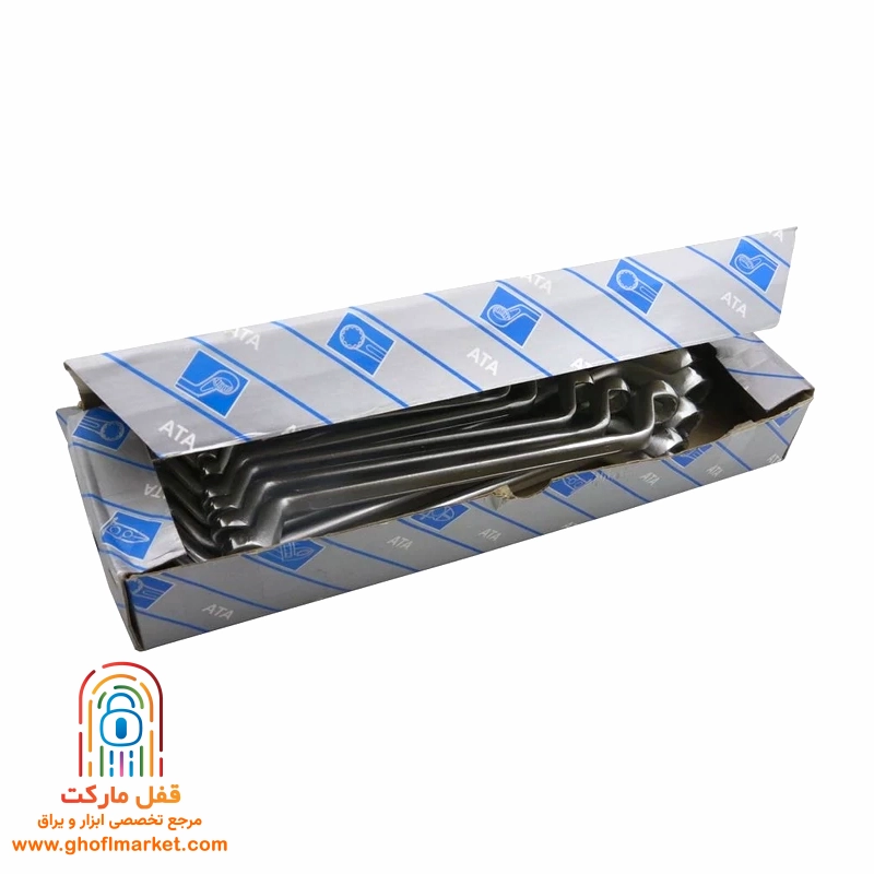 مجموعه ۱۲ عددی آچار دو سر رینگی آتا