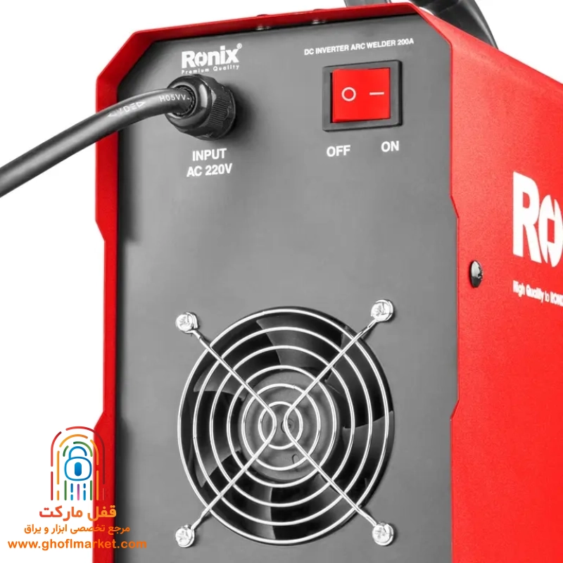 اینورتر جوشکاری 200 آمپر توربو فن پلاس رونیکس مدل RH-4604