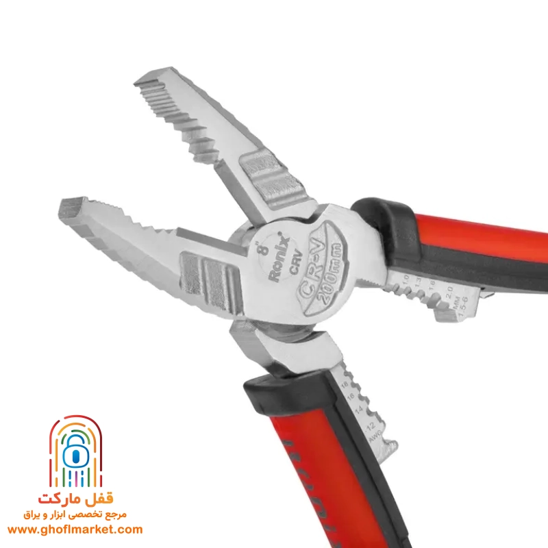 انبردست الکترونیک 8 اینچ رونیکس مدل RH-1193
