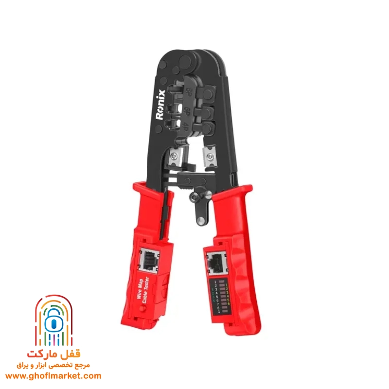 انبر سوکت زن تلفن و شبکه رونیکس مدل RH-1831
