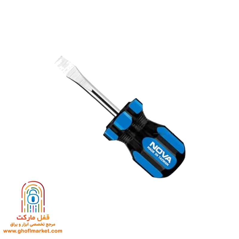 پیچ گوشتی دوسو 100×6 دسته سلولزی تایوان نووا مدل NTS-1707