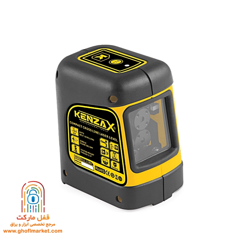 تراز لیزری دو خط نور قرمز کنزاکس مدل  KLL-1180