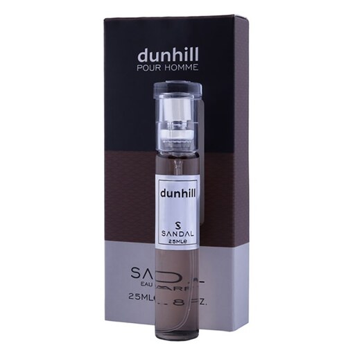 عطر جیبی مردانه صندل مدل دانهیل حجم 25 میلی لیتر