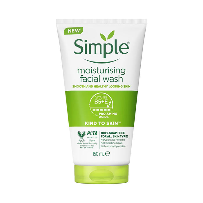 ژل شستشوی صورت سیمپل مدل Moisturizing