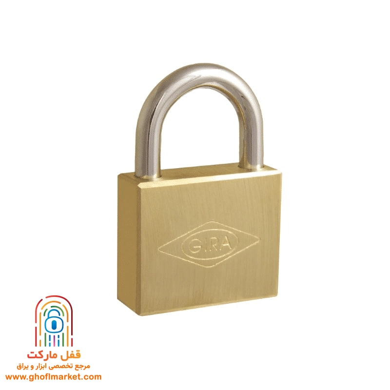 قفل آویز گیرا سایز 50 تخت مدل 004