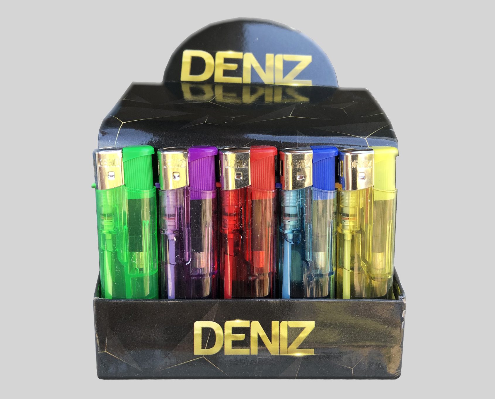 فندک شفاف دنیز Deniz (بسته 50 عددی)