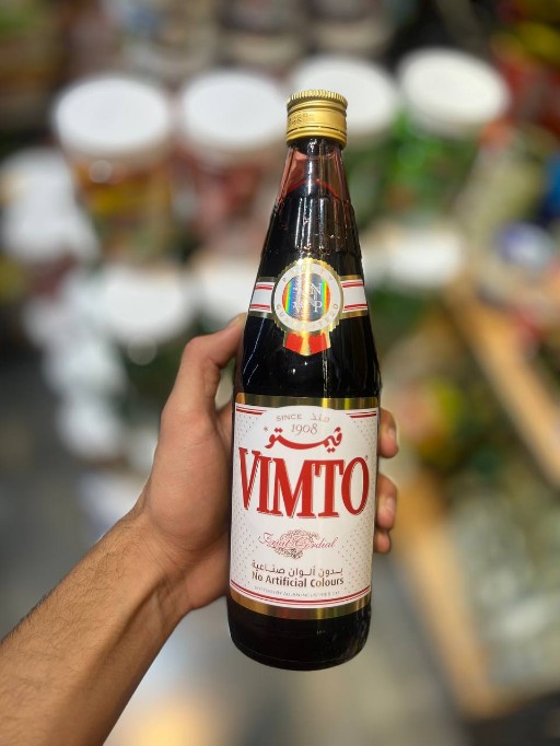 شربت ویمتو Vimtoاصلی با طعم میوه های قرمز و شاتوت