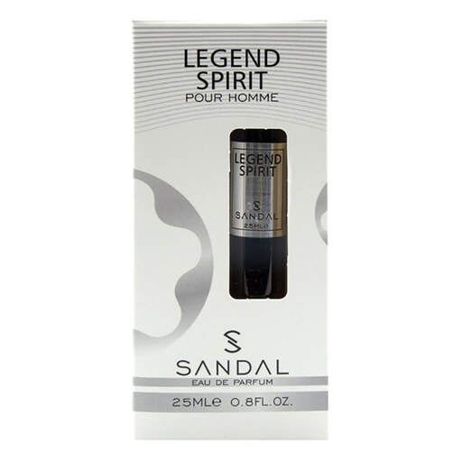 عطر جیبی صندل مدل  لجند اسپریت حجم 25 میلی لیتر