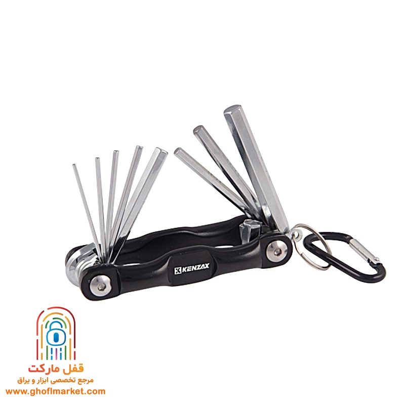 آچار آلن چاقویی 8 عددی کنزاکس مدل KHK-108