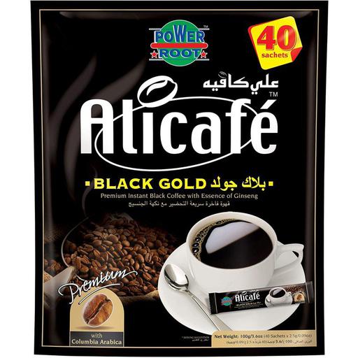 علی کافه بلک گلد Alicafe Black gold اصلی بسته 44 عددی