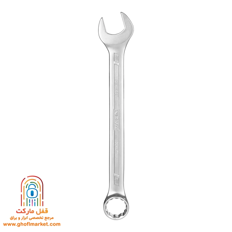 آچار یکسر تخت یکسر رینگی سایز 28 نووا سری X-LINE