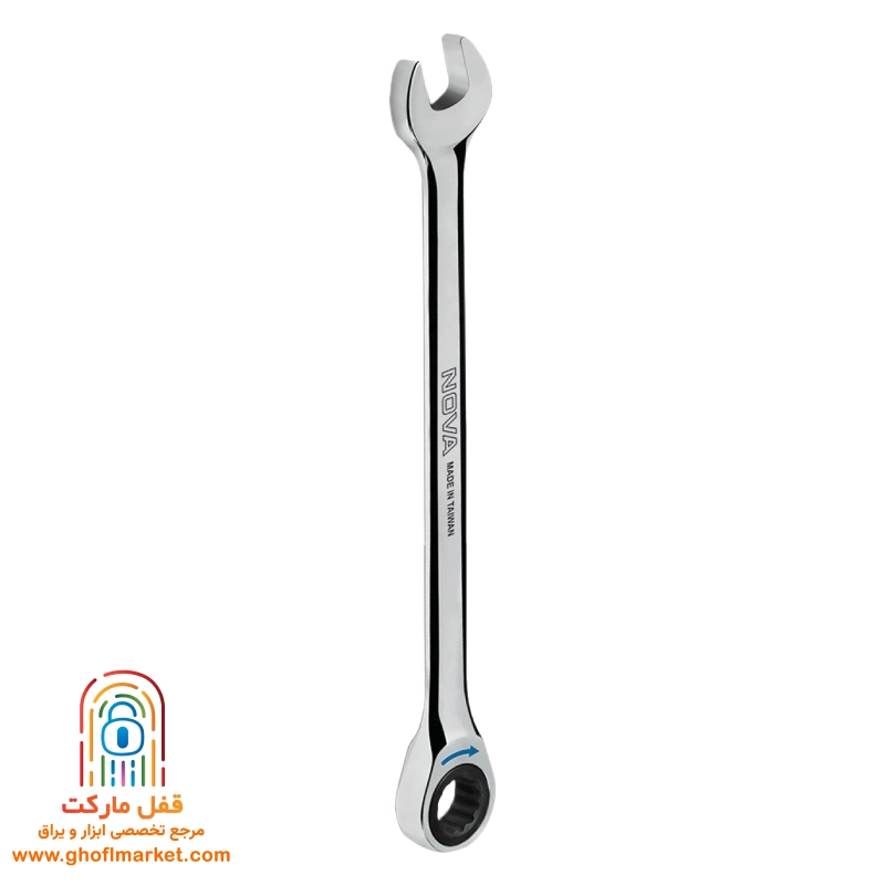آچار یکسر تخت یکسر جغجغه سایز 16 نووا مدل 1316-NTG