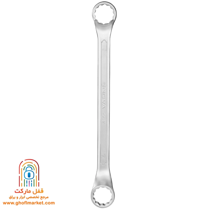 آچار دو سر رینگی سایز 7×6 نووا مدل NTS-1043