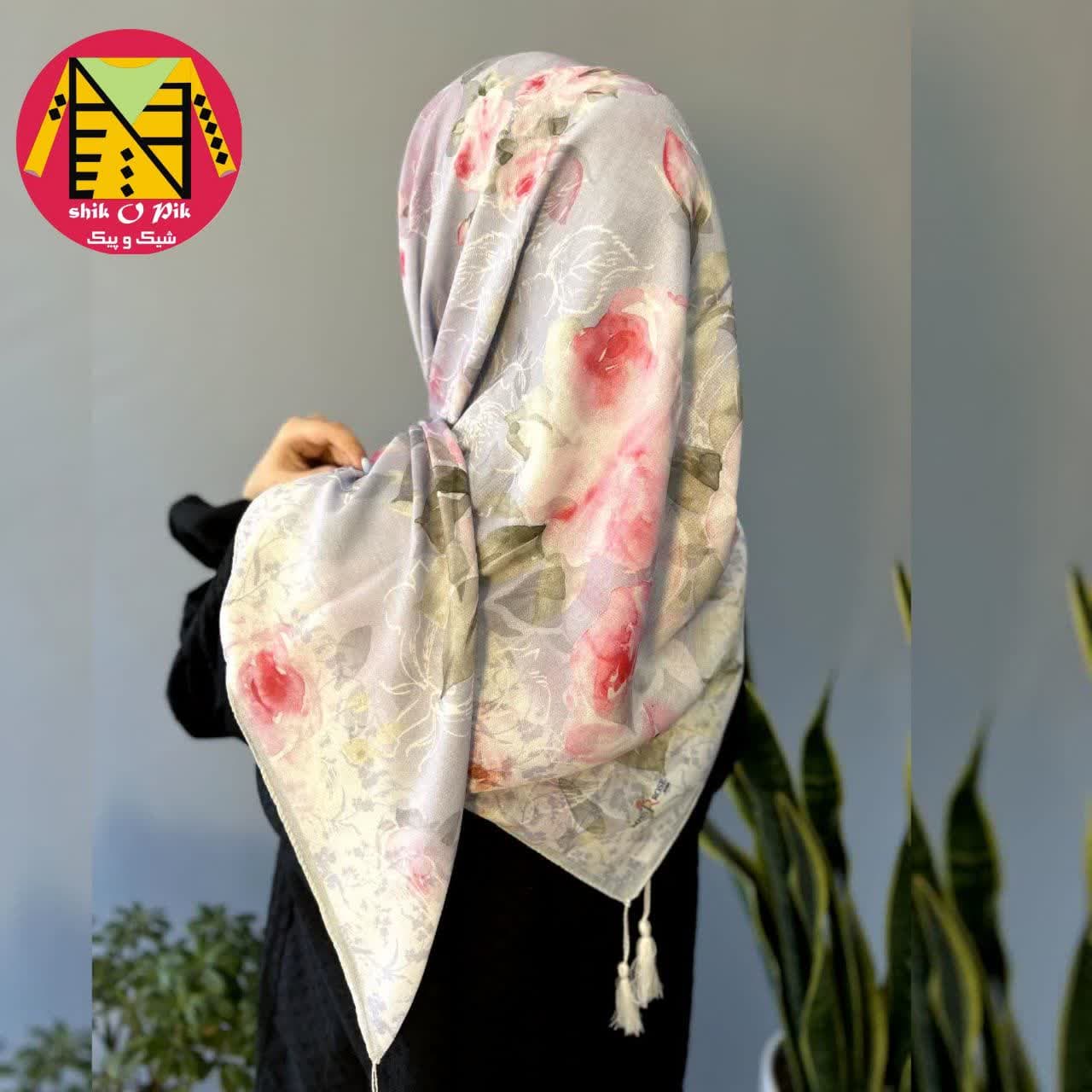 روسری سوپر نخ قواره 120 درجه 1 - کد شماره 9